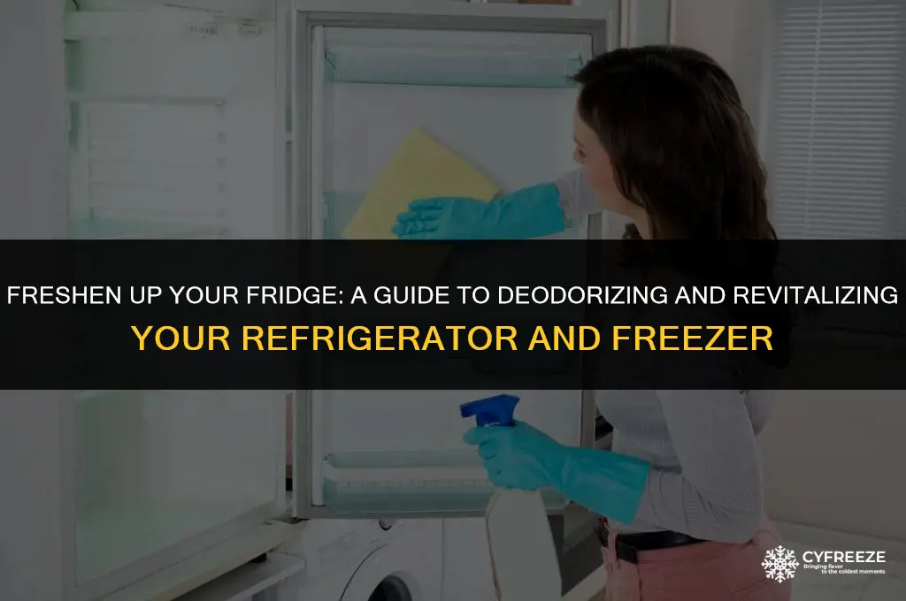 how do you deodorize a fridge and freezer