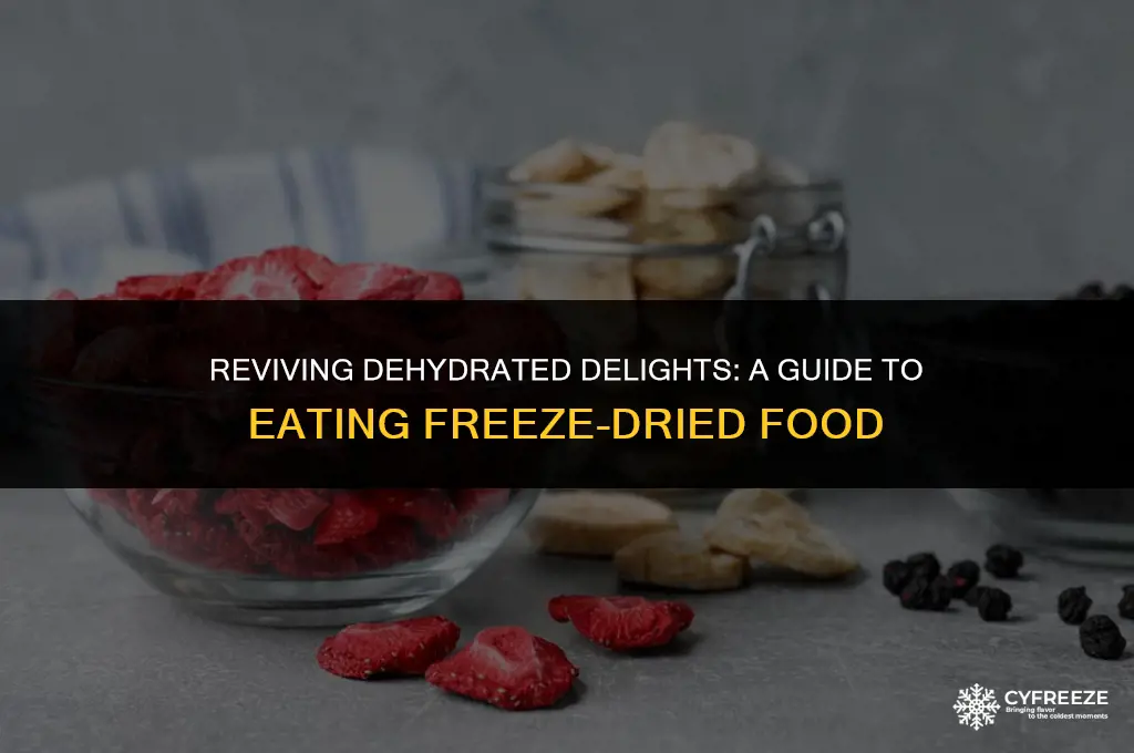 how do you eat freeze dried food