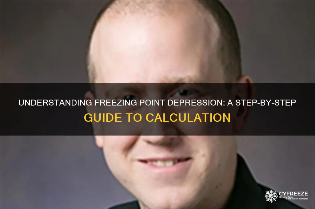 how do you find freezing point depression