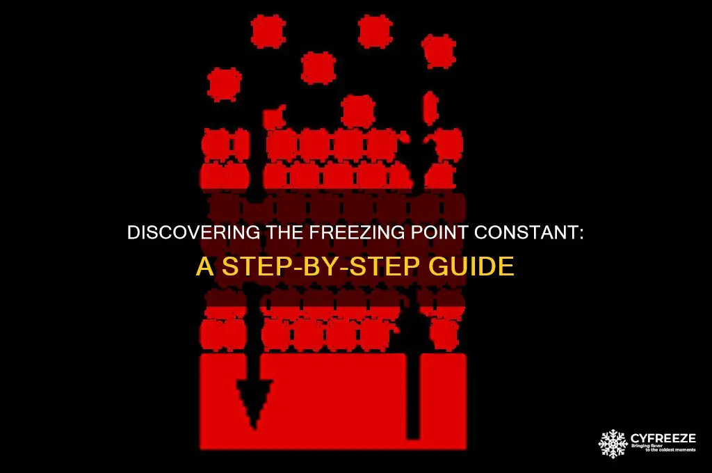 how do you find the freezing point constant