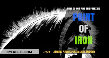 Discovering Iron's Freezing Point: A Comprehensive Scientific Exploration