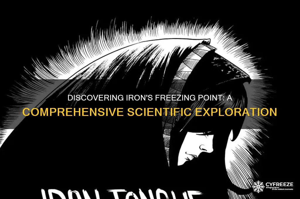 how do you find the freezing point of iron