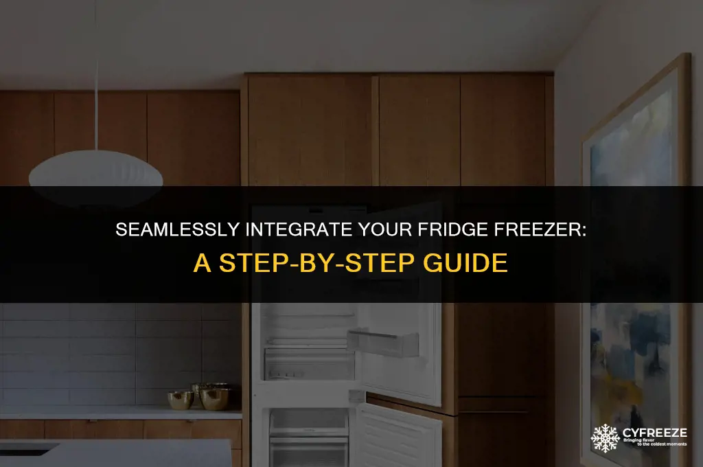 how do you fit an integrated fridge freezer