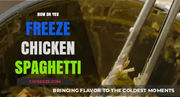 Mastering the Art of Freezing Chicken Spaghetti: A Step-by-Step Guide
