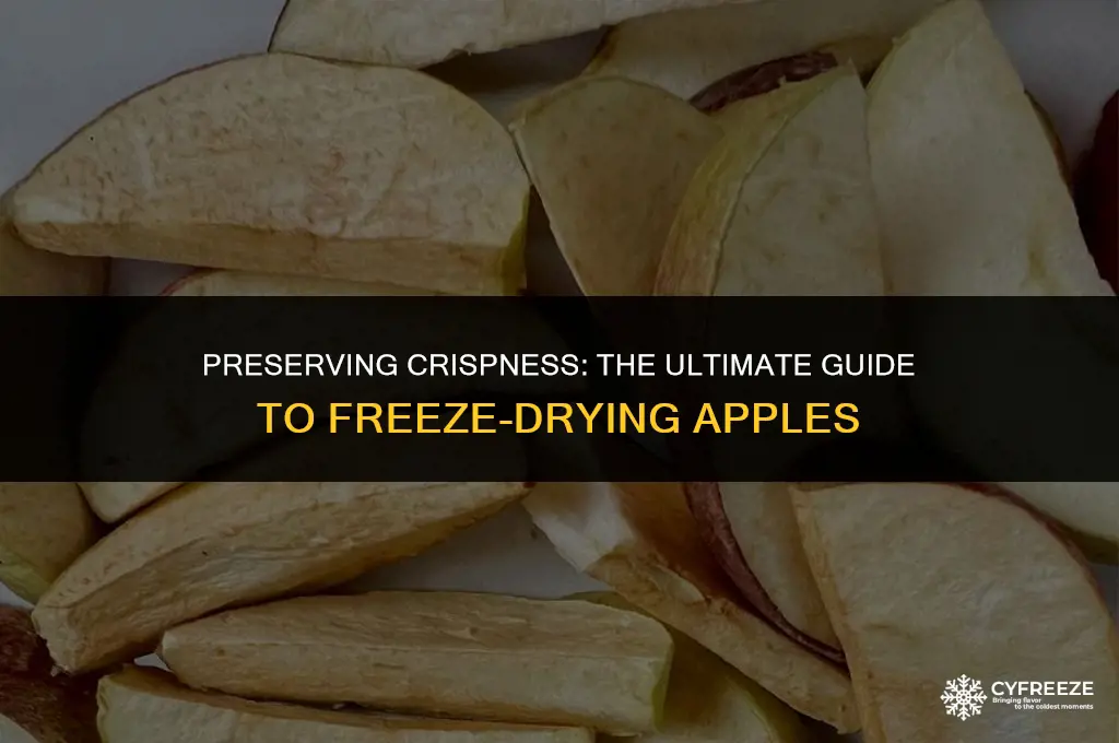 how do you freeze dry apples