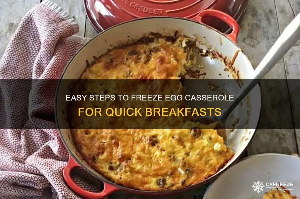 how do you freeze egg casserole