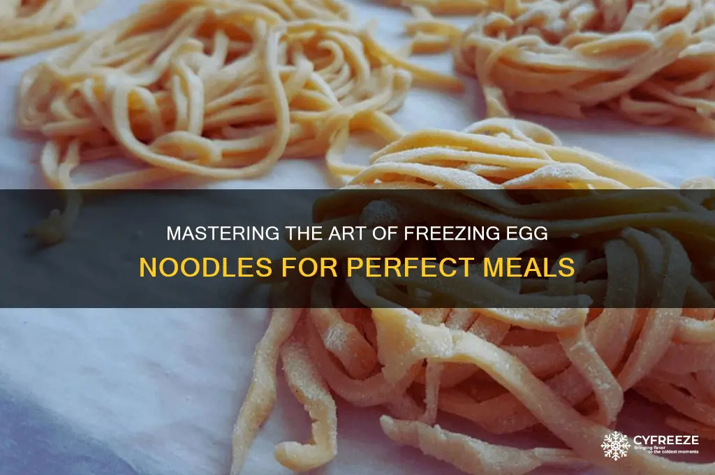 how do you freeze egg noodles