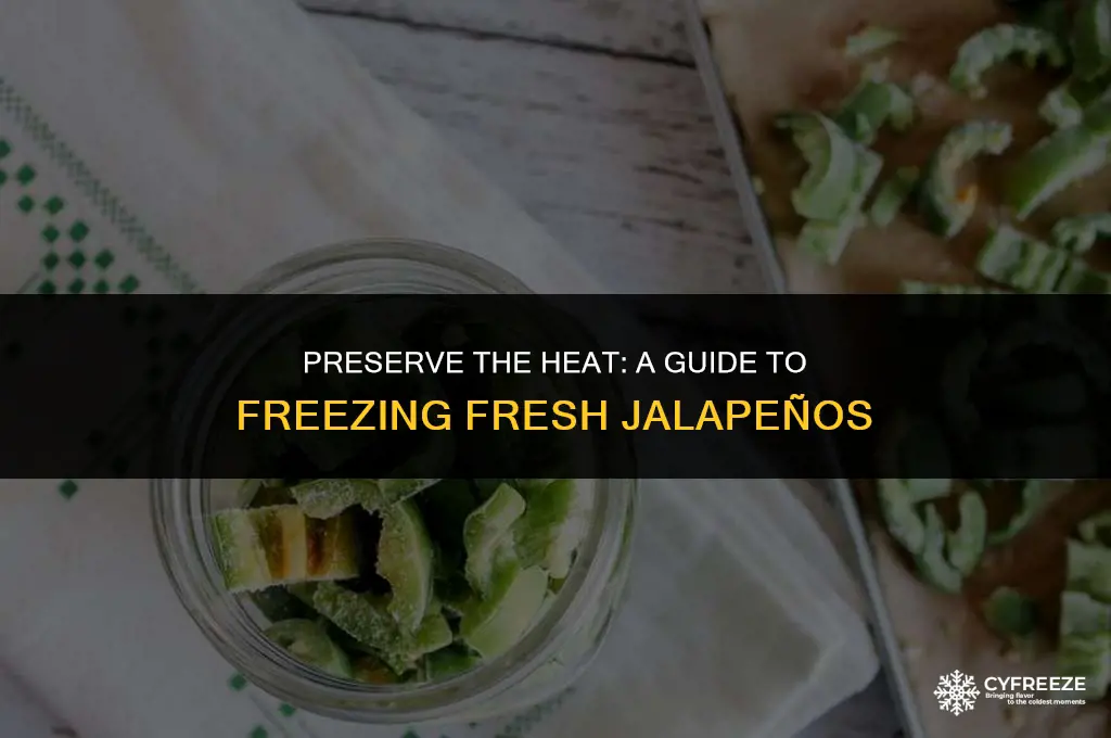 how do you freeze fresh jalapenos