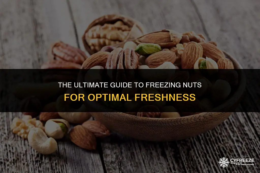 how do you freeze nut in your fridge