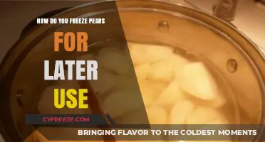 Easy Guide to Freezing Pears for Freshness and Convenience Later