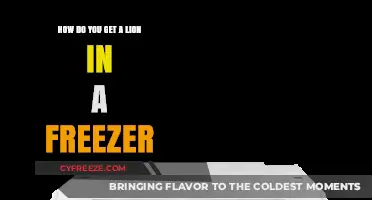 Chilling Challenge: Safely Transporting a Lion into a Freezer