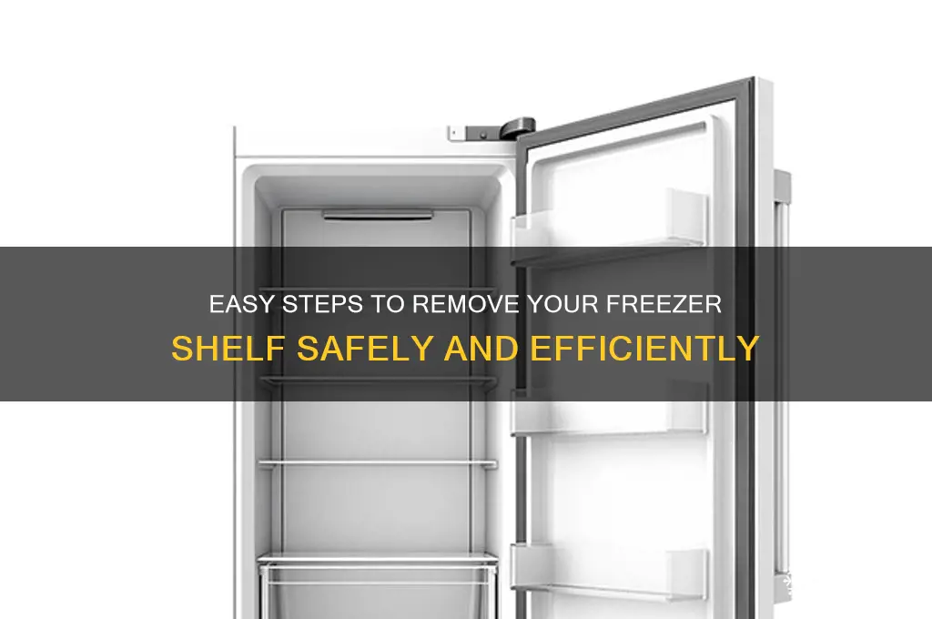 how do you get the freezer shelf out