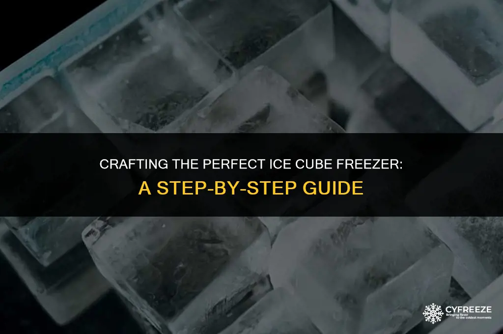 how do you make a freezer for ice cubes