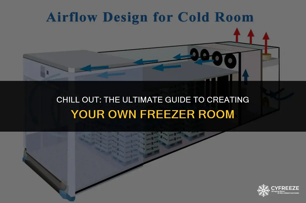 how do you make a freezer room