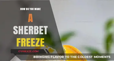 Chill Out with Homemade Sherbet Freeze: A Refreshing Summer Treat