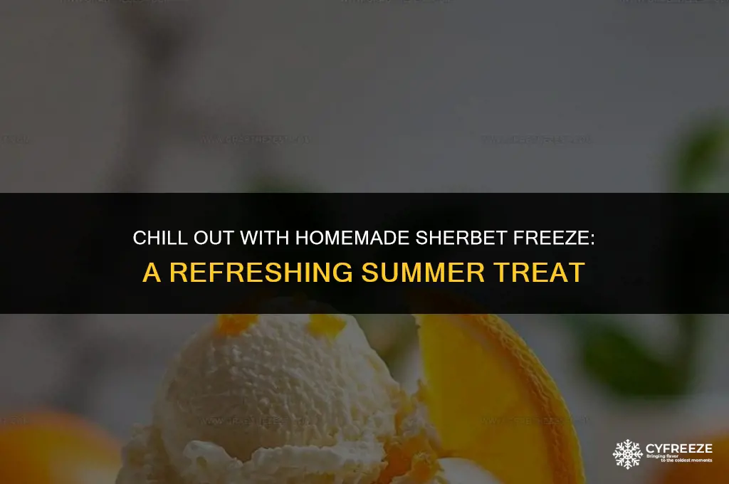 how do you make a sherbet freeze
