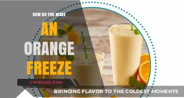 Chill Out with Homemade Orange Freeze: A Refreshing Summer Treat