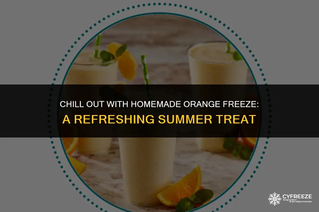 how do you make an orange freeze