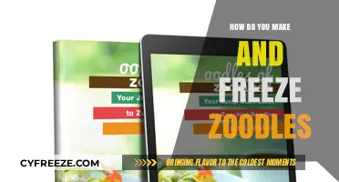Zoodle Magic: A Step-by-Step Guide to Making and Freezing Spiralized Zucchini