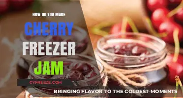 Sweet and Tart: Homemade Cherry Freezer Jam Recipe