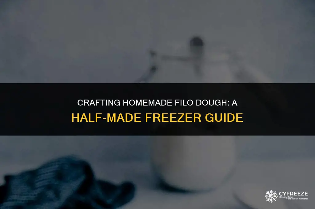 how do you make filo dough y half made freezer