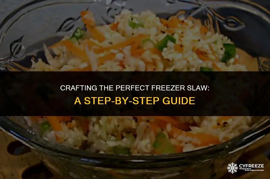 how do you make freezer slaw