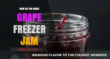 Sweet and Simple: Homemade Grape Freezer Jam Recipe