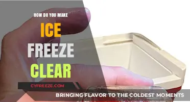 Achieving Crystal Clarity: The Art of Freezing Ice Clearly