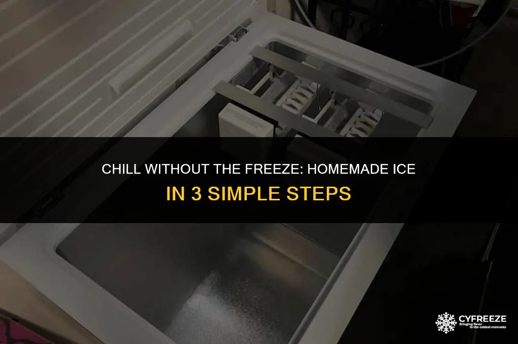 how do you make ice without a freezer