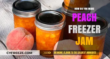 Sweet and Simple: Homemade Peach Freezer Jam Recipe