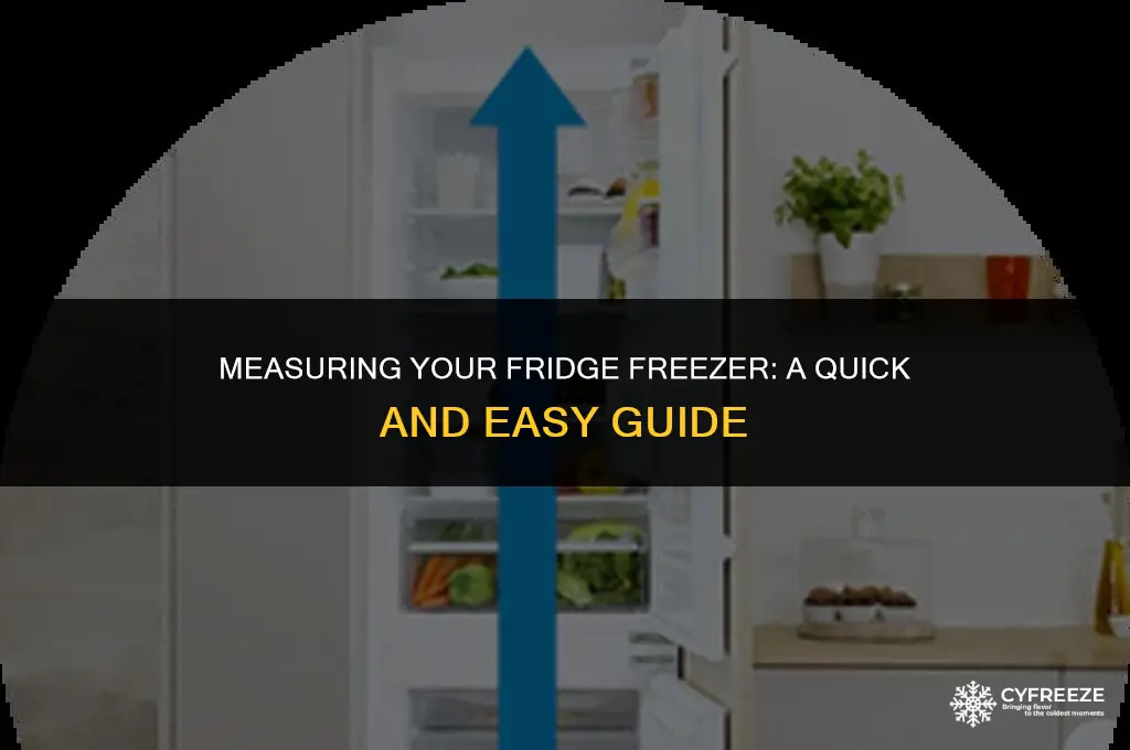 how do you measure a fridge freezer