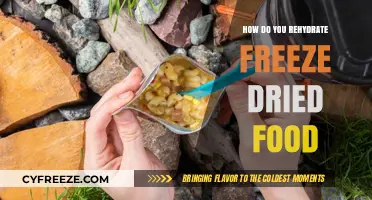 Reviving Dehydrated Delights: The Art of Rehydrating Freeze-Dried Food