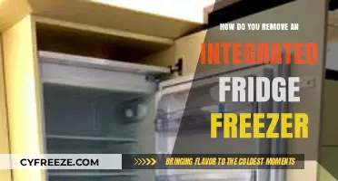 Integrated Fridge Freezer Removal: A Step-by-Step Guide