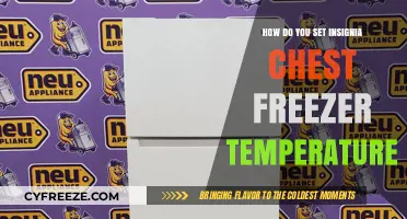Setting Your Insignia Chest Freezer Temperature: A Step-by-Step Guide