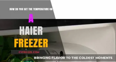 Easy Guide to Setting Temperature on Your Haier Freezer