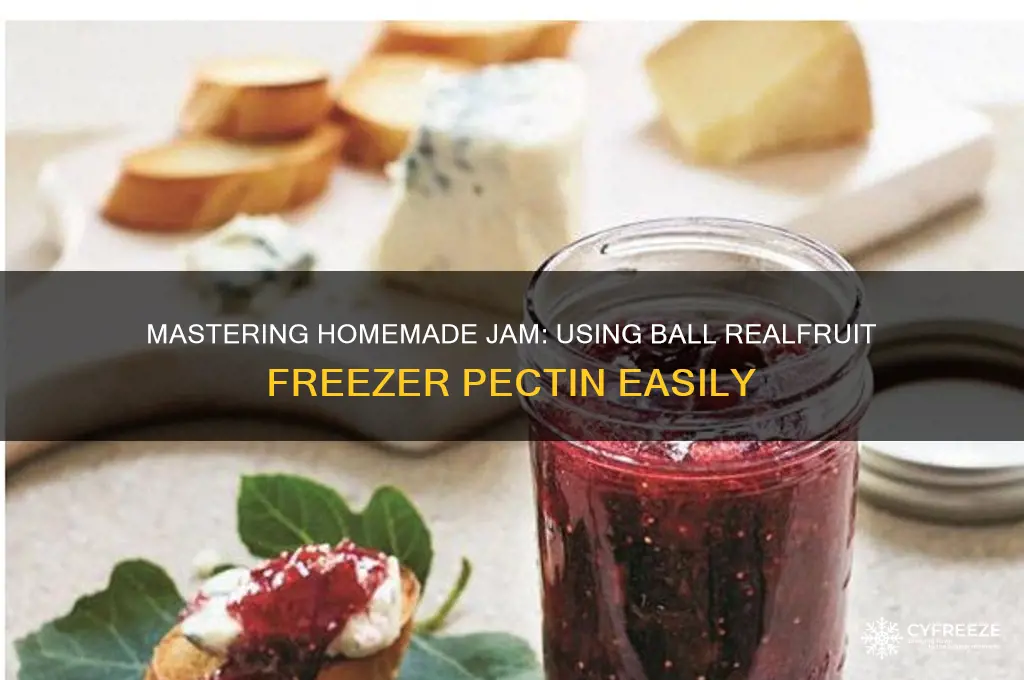 how do you use ball realfruit freezer pectin