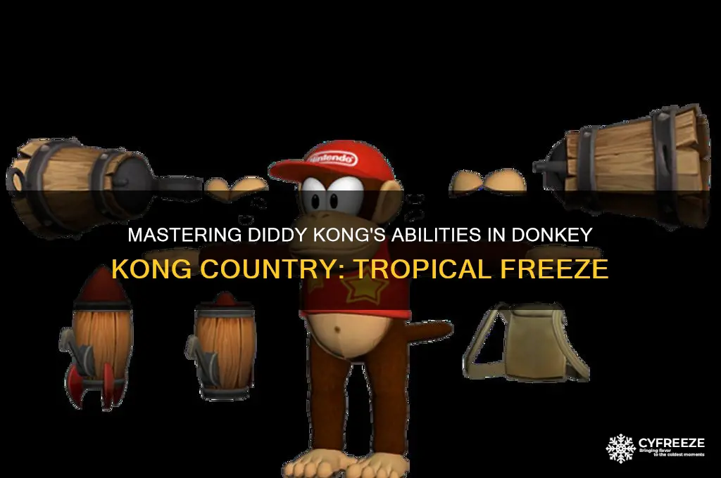 how do you use diddy kong in tropical freeze