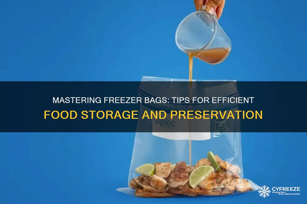 how do you use freezer bags