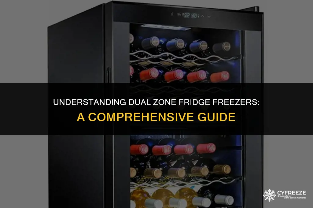 how does a dual zone fridge freezer work