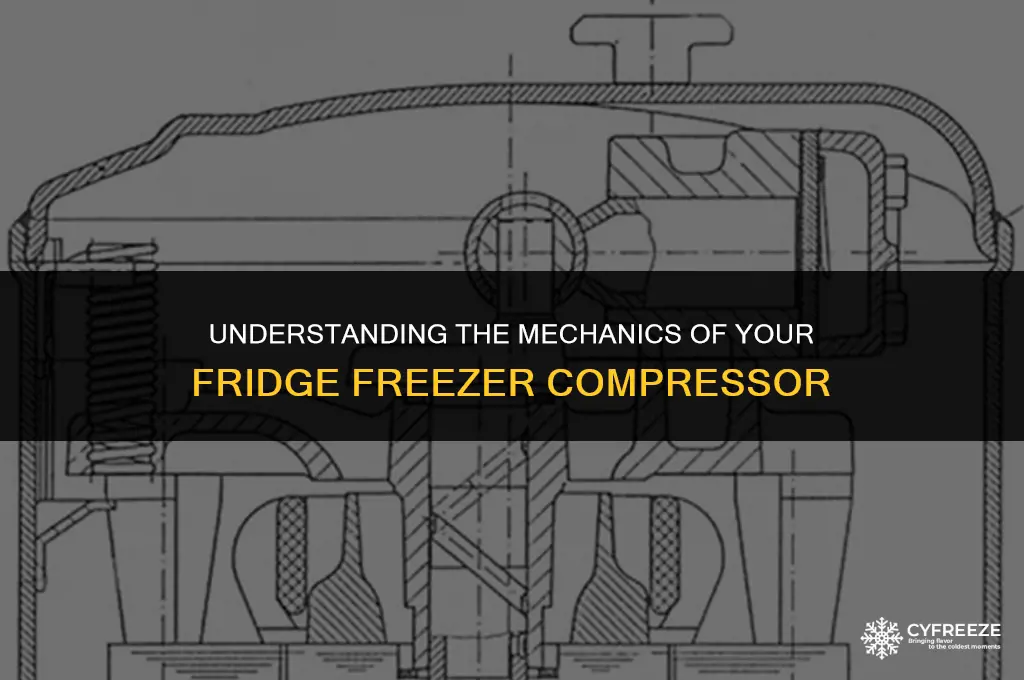 how does a fridge freezer compressor work