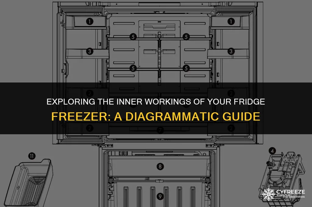 how does a fridge freezer work diagram