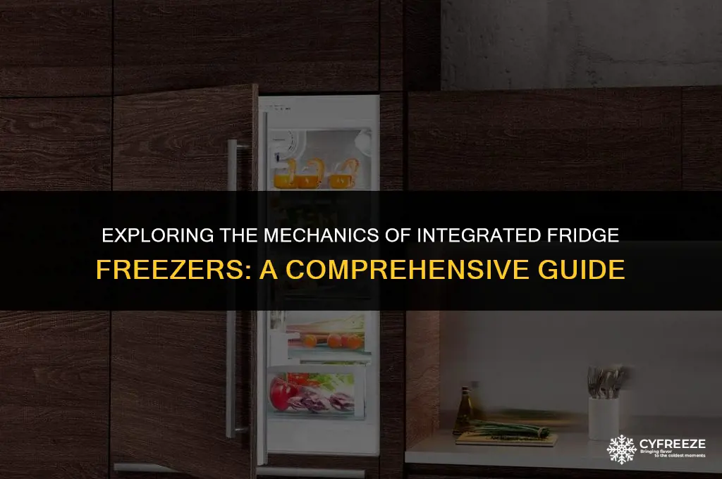 how does an integrated fridge freezer work