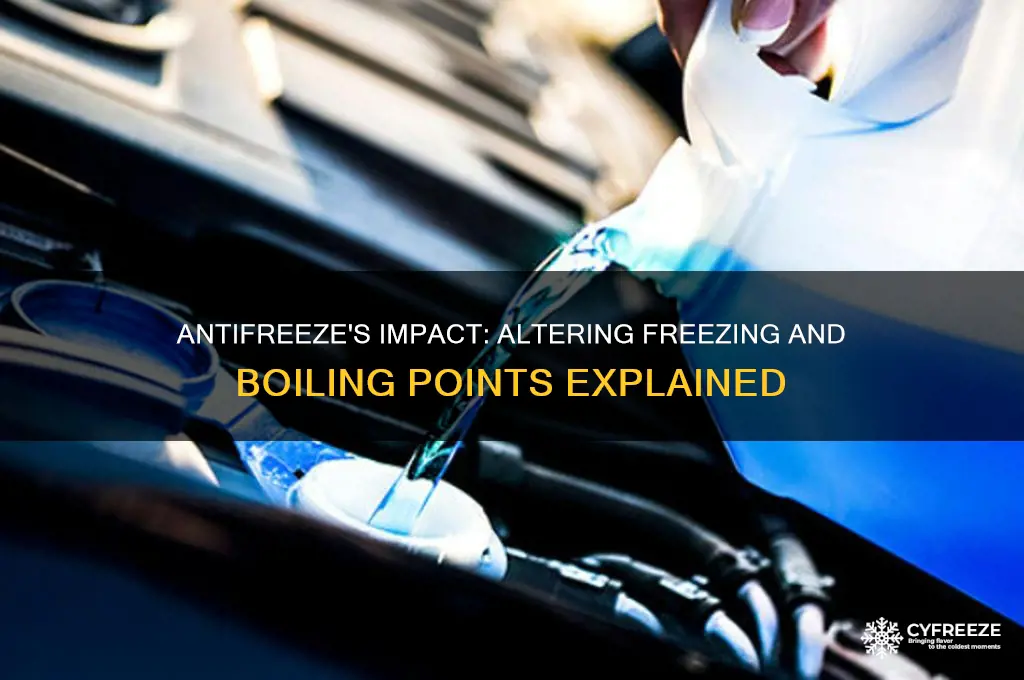how does antifreeze affect freezing and boiling point