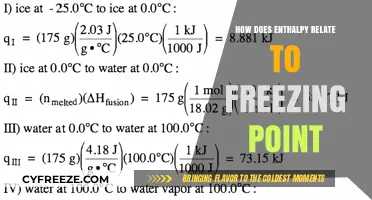 Understanding Enthalpy's Role in Determining Freezing Point Changes
