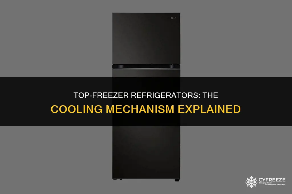 how does fridge with freezer on top cool