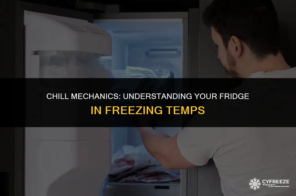 how does fridge work when its freezing in the house