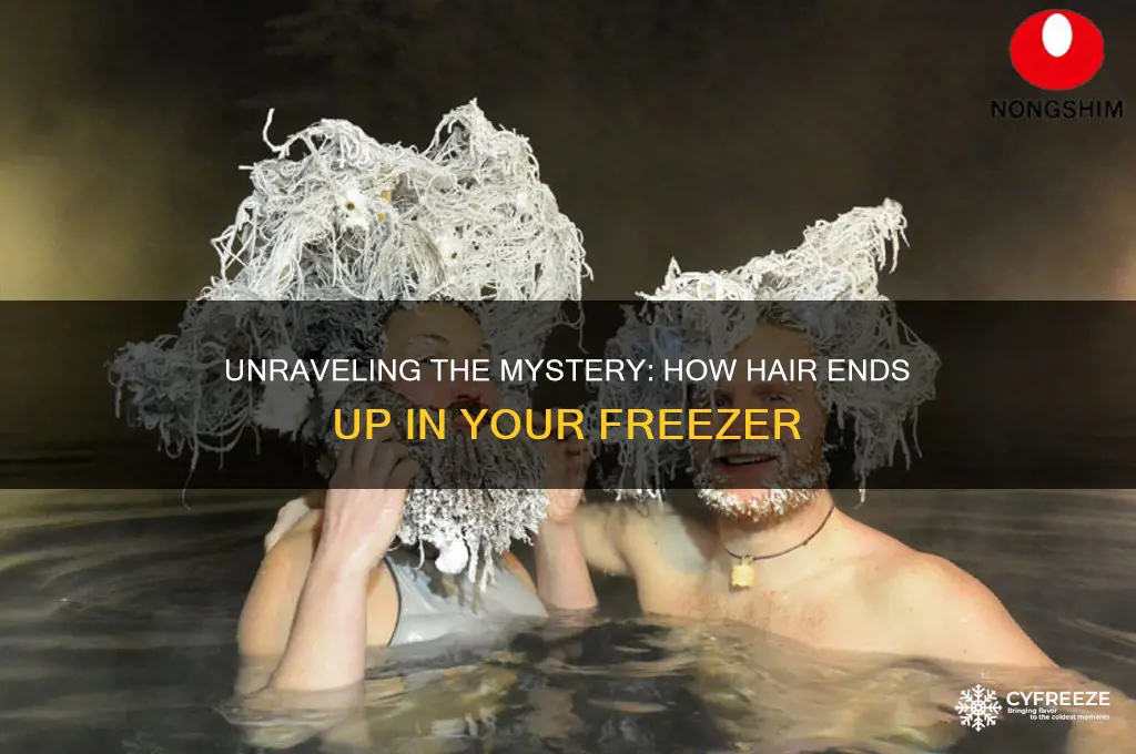 how does hair get into a freezer