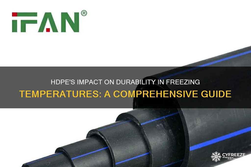 how does hdpe effect for freezing temperatures