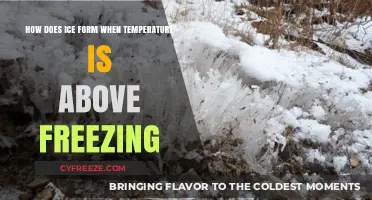 Above Freezing Yet Icy: Understanding How Ice Forms in Warmer Temperatures