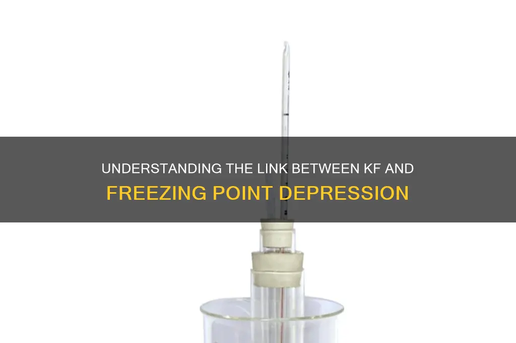 how does kf relate to freezing point